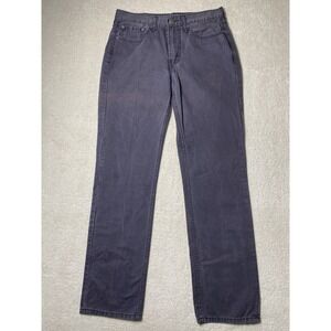Levi's 514 Straight Fit Jeans Men's 31x32 Measured 30x31 Gray Light‎ Wash Denim